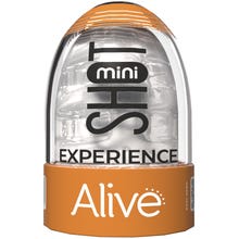 Alive - Experience Shot Mini- Egg Masturbator - Transparent
