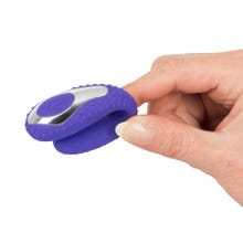 12,5 x 1 - 2,3 cm Blowjob Vibrator rechargeable purple