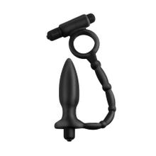 13 x 3,2 cm Anal Fantasy - Ass-Kicker with Cockring black