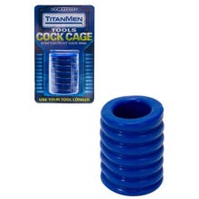 Titanmen Cock Cage blue