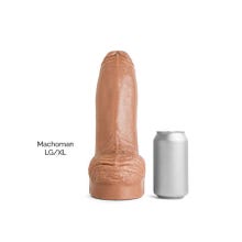 29,5 x 7,3 cm Mr. Hankeys Toys - Machoman LG/XL Soft Dildo Vac-U-Lock flesh