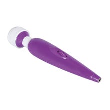 20 x 3,4 cm Womens Spa Mini Massager purple - Akku Power
