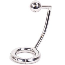 Magnetic Cockring with Anal Intruder - 3,3 cm