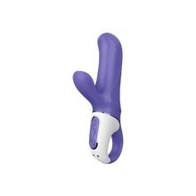 18,8 x 3,2 - 4,5 cm Satisfyer Vibes Magic Bunny Vibrator purple - Akku Power